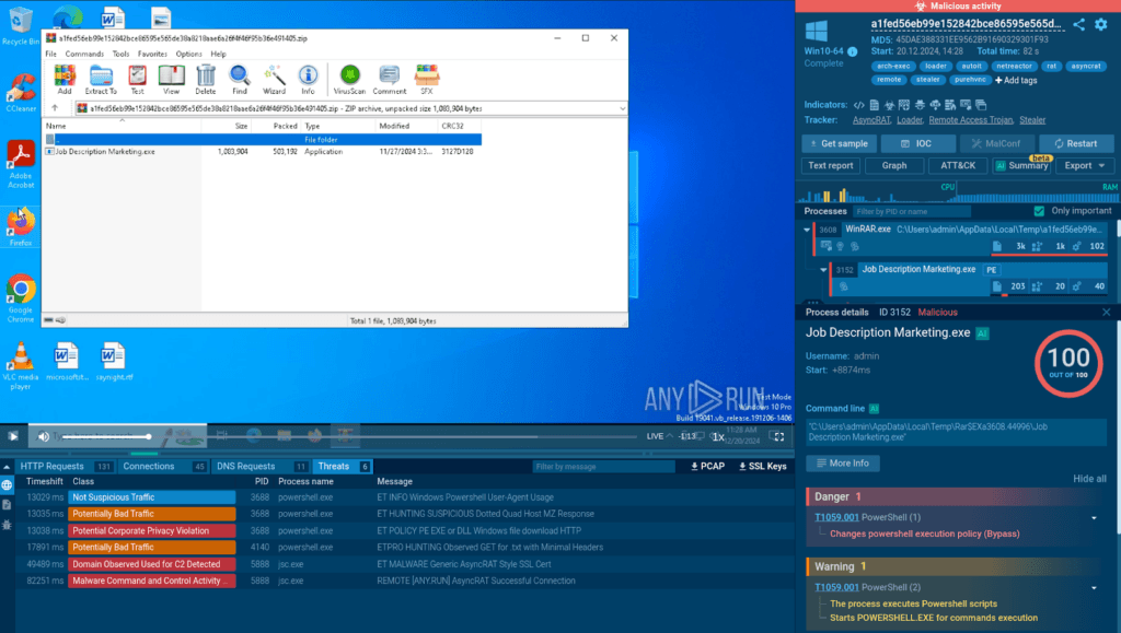 AsyncRAT Attack