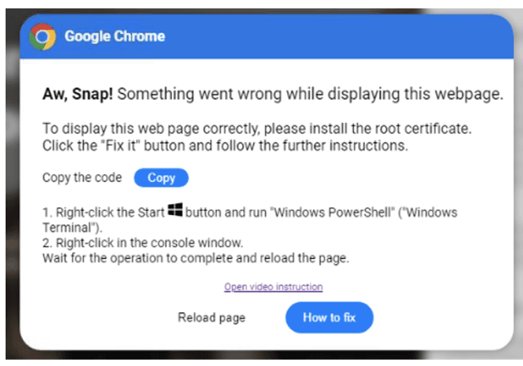 Clickfix Malware