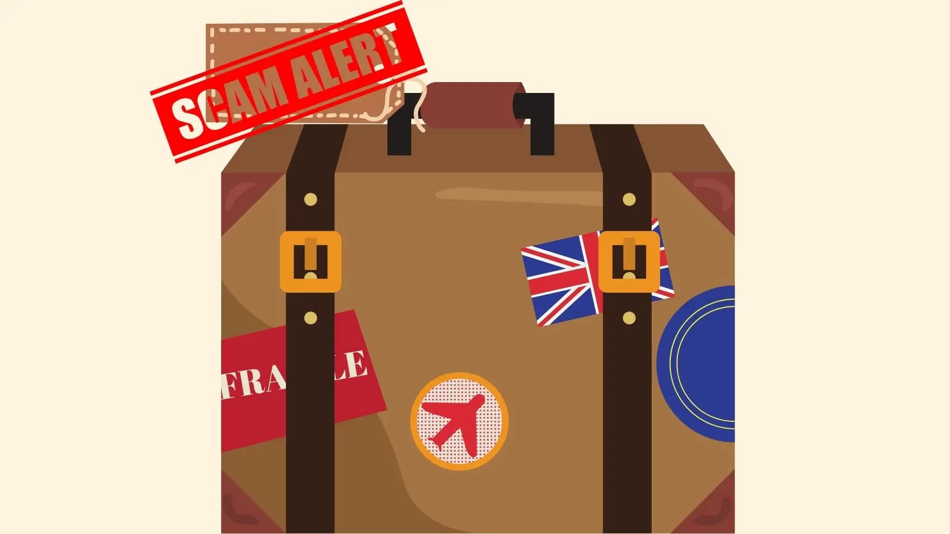 Luggage Tag Scam Alert | Cyber security Awareness by Hoplon InfoSec 