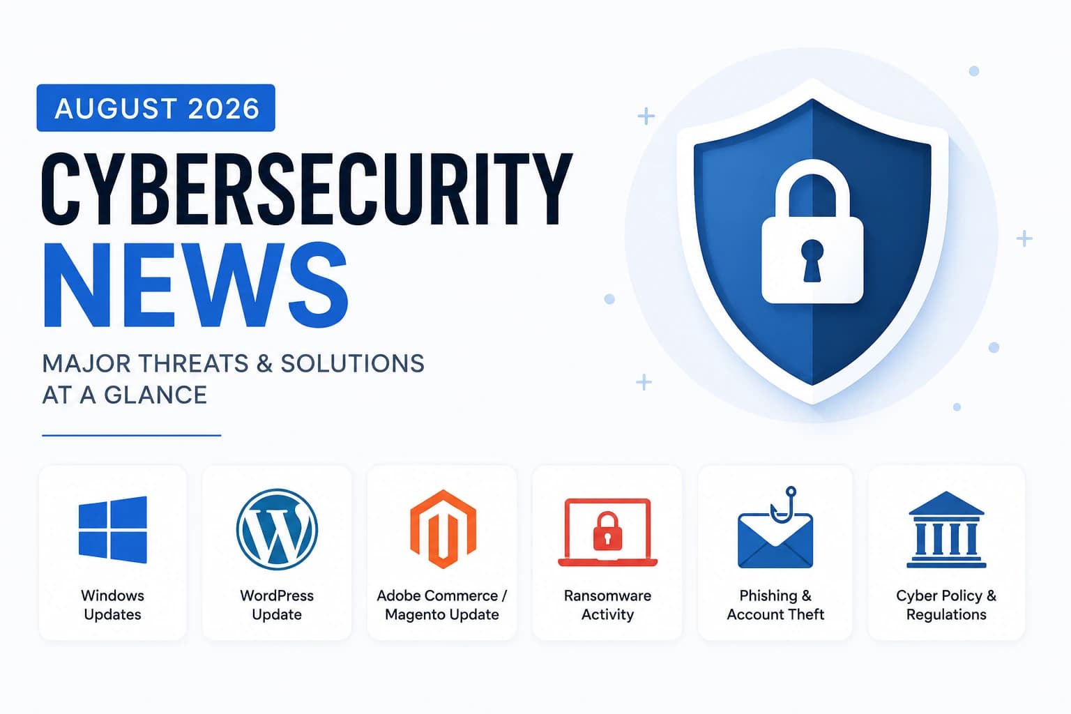 August 2026 Cybersecurity News: Top Threats & Fixes