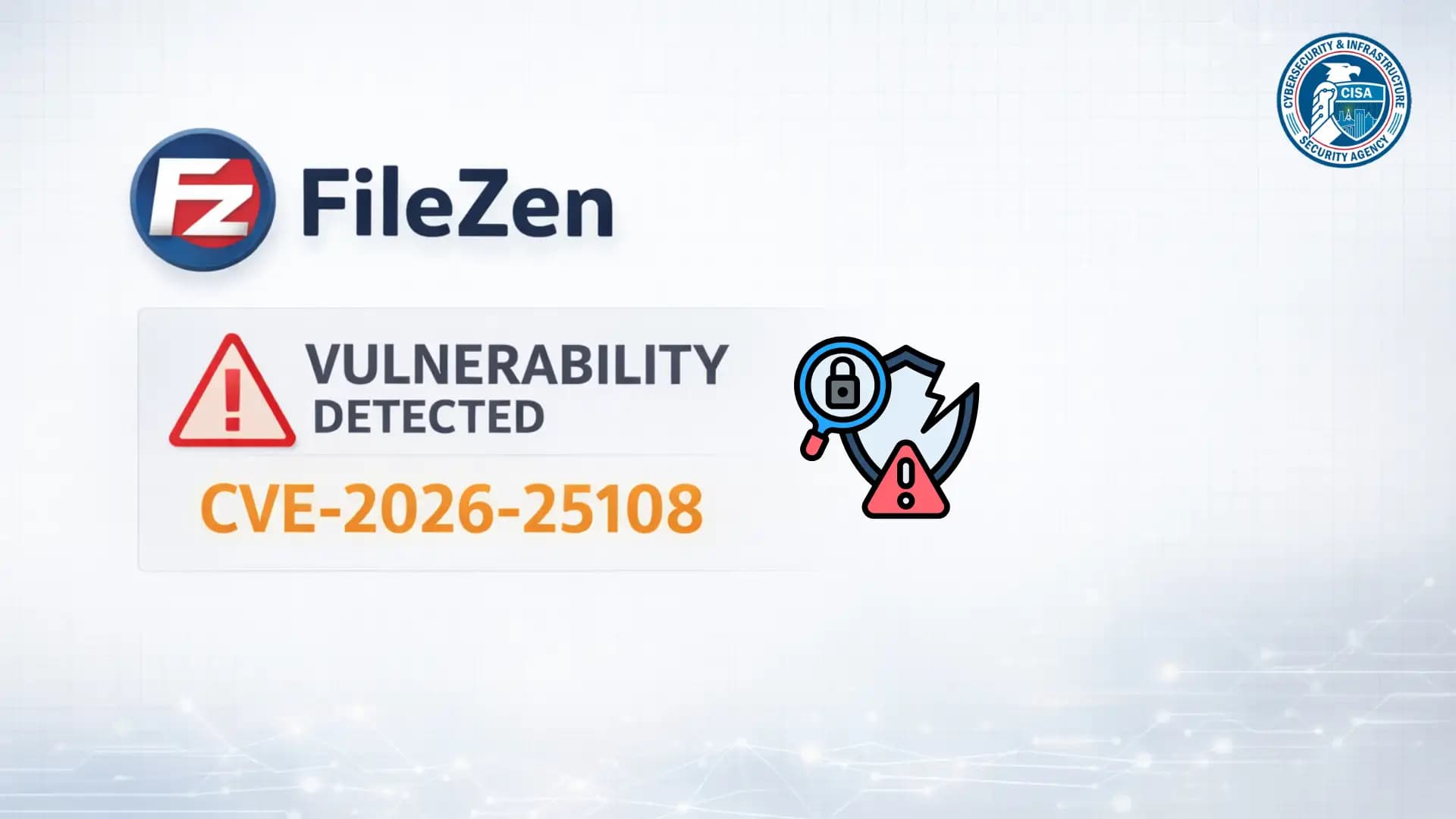CISA Confirms FileZen Security Risk: Critical CVE-2026-25108 Alert
