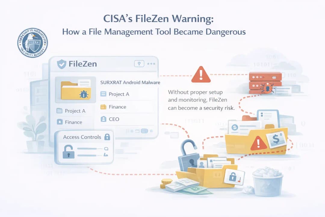 CISA FileZen security risk breakdown