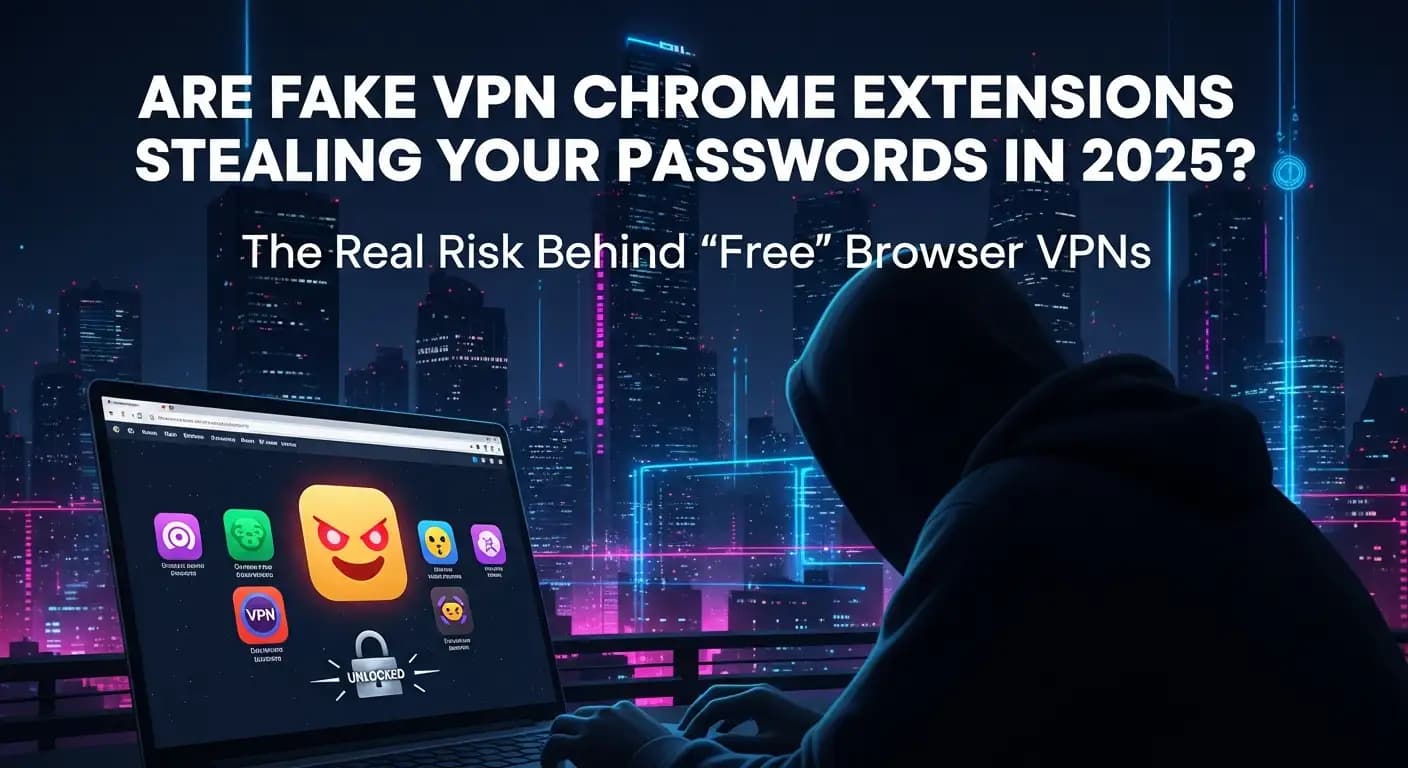 Fake VPN Chrome Extension Threat: How Malicious Extensions Steal Credentials in 2025