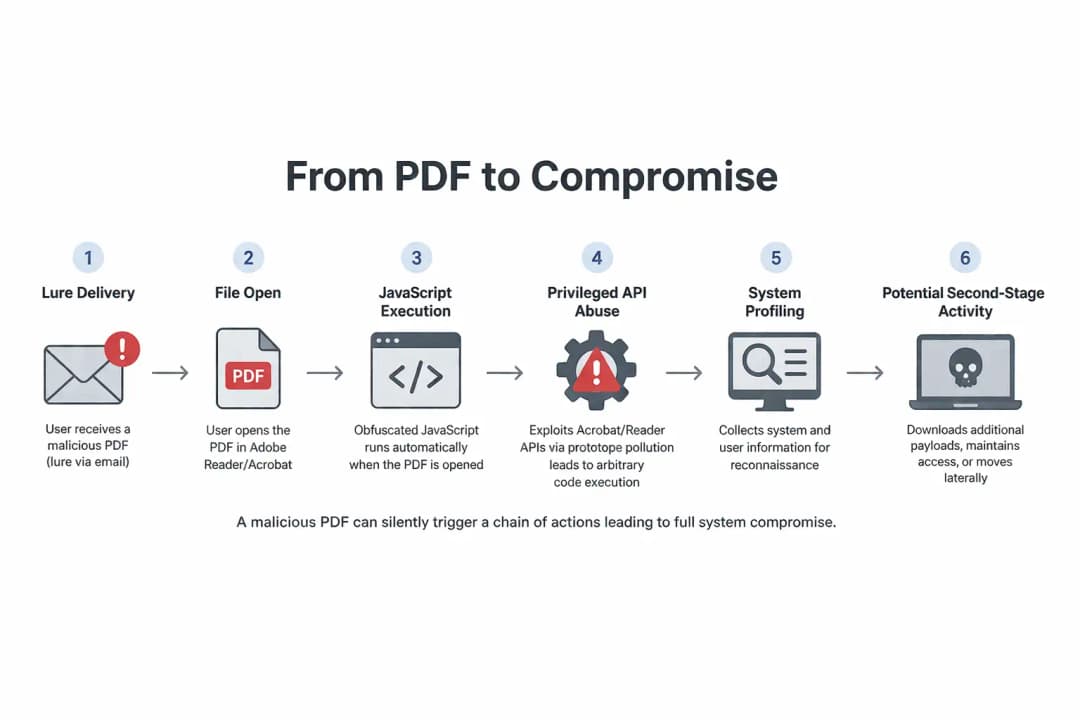 From PDF to compromise diagram