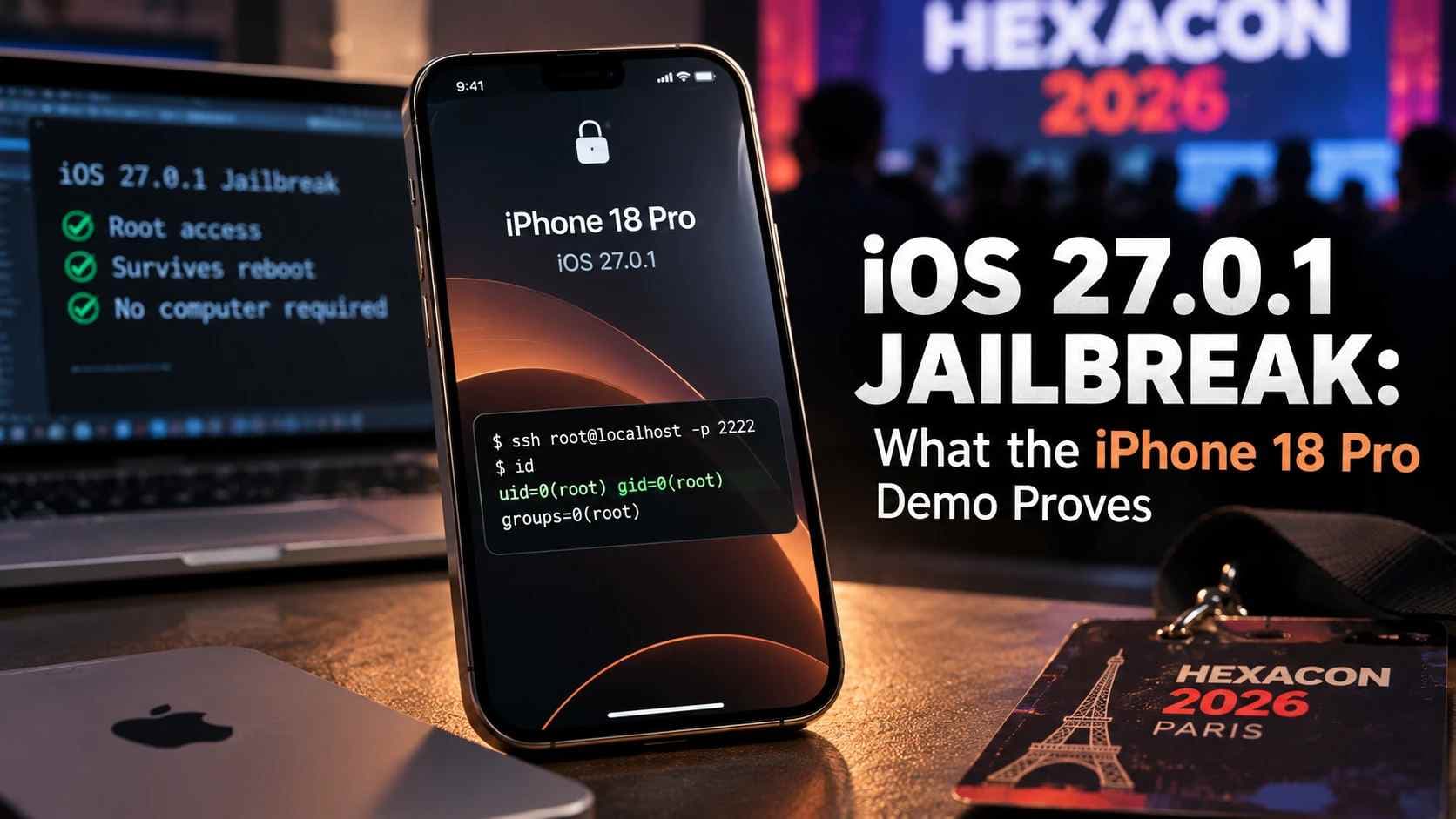 iOS 27.0.1 Jailbreak: What the iPhone 18 Pro Demo Proves