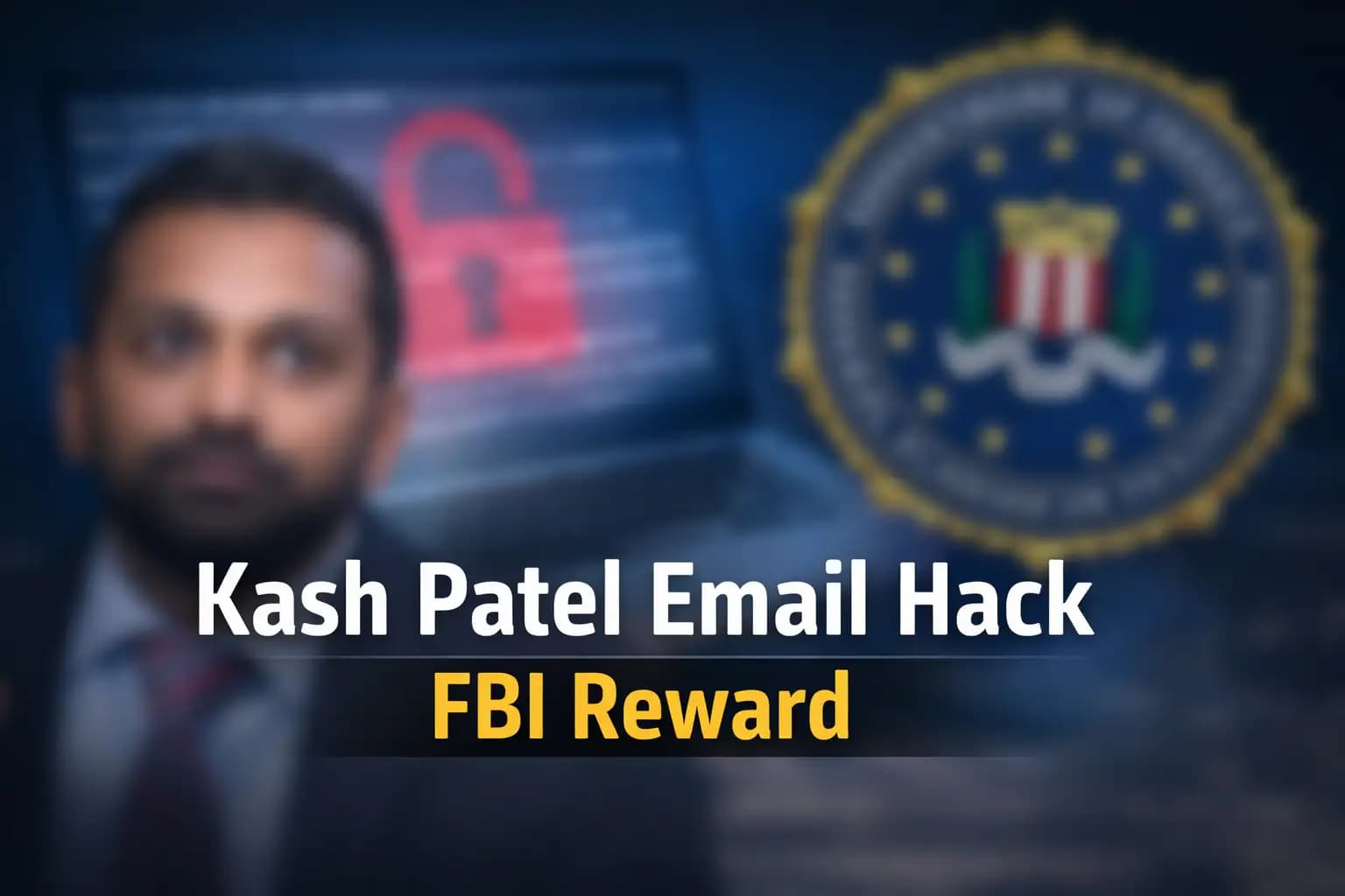 FBI Confirms Kash Patel Email Hack, $10M Reward