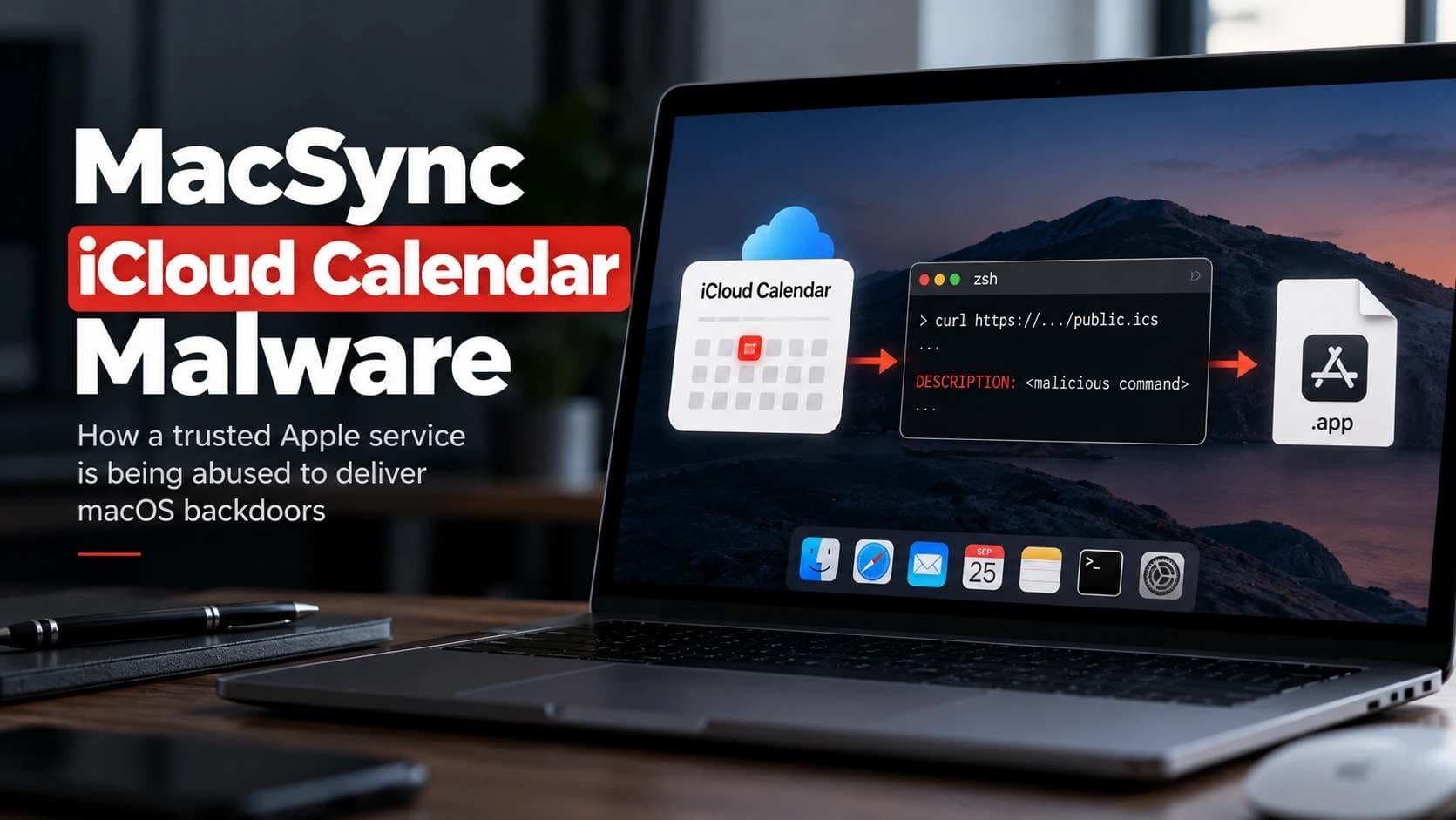 MacSync Malware Abuses iCloud Calendars to Deliver Payloads