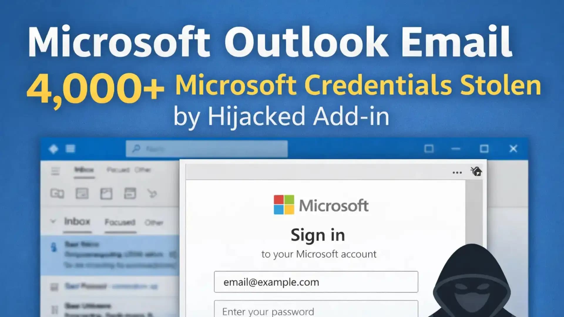 Microsoft Outlook Email Add-in Stole 4,000 Accounts