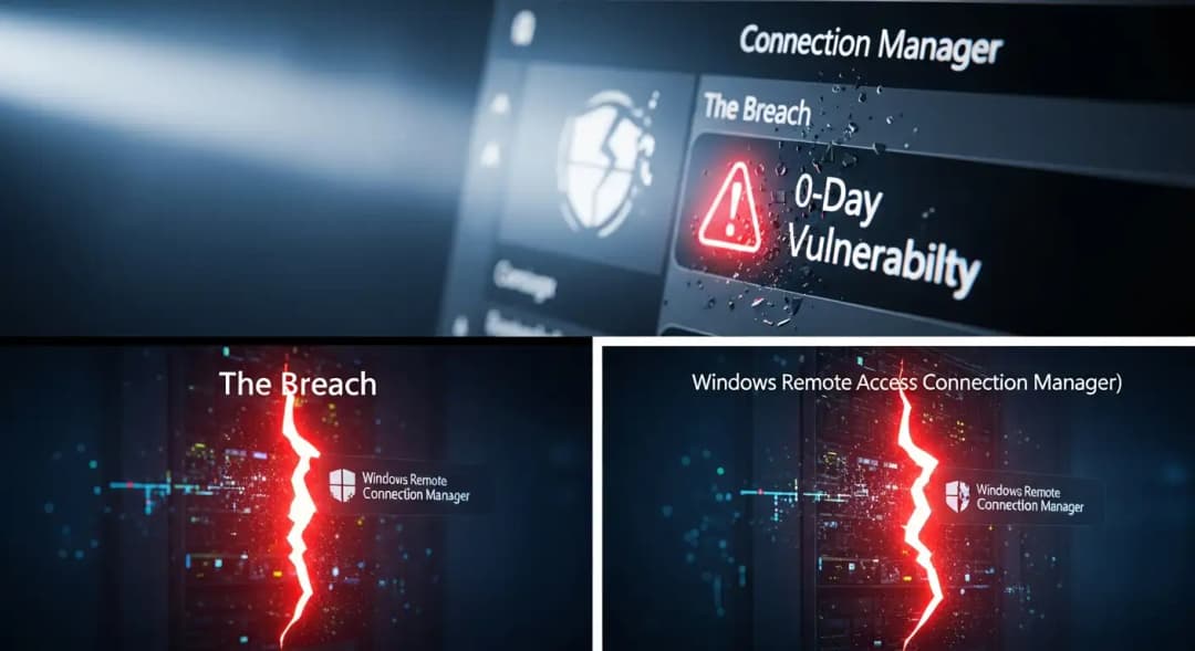 Windows Remote Access Connection Manager 0-Day vulnerability