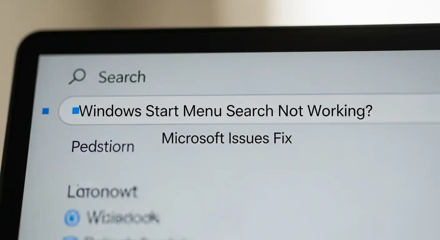 Windows Start Menu Search Not Working? Microsoft Issues Fix
