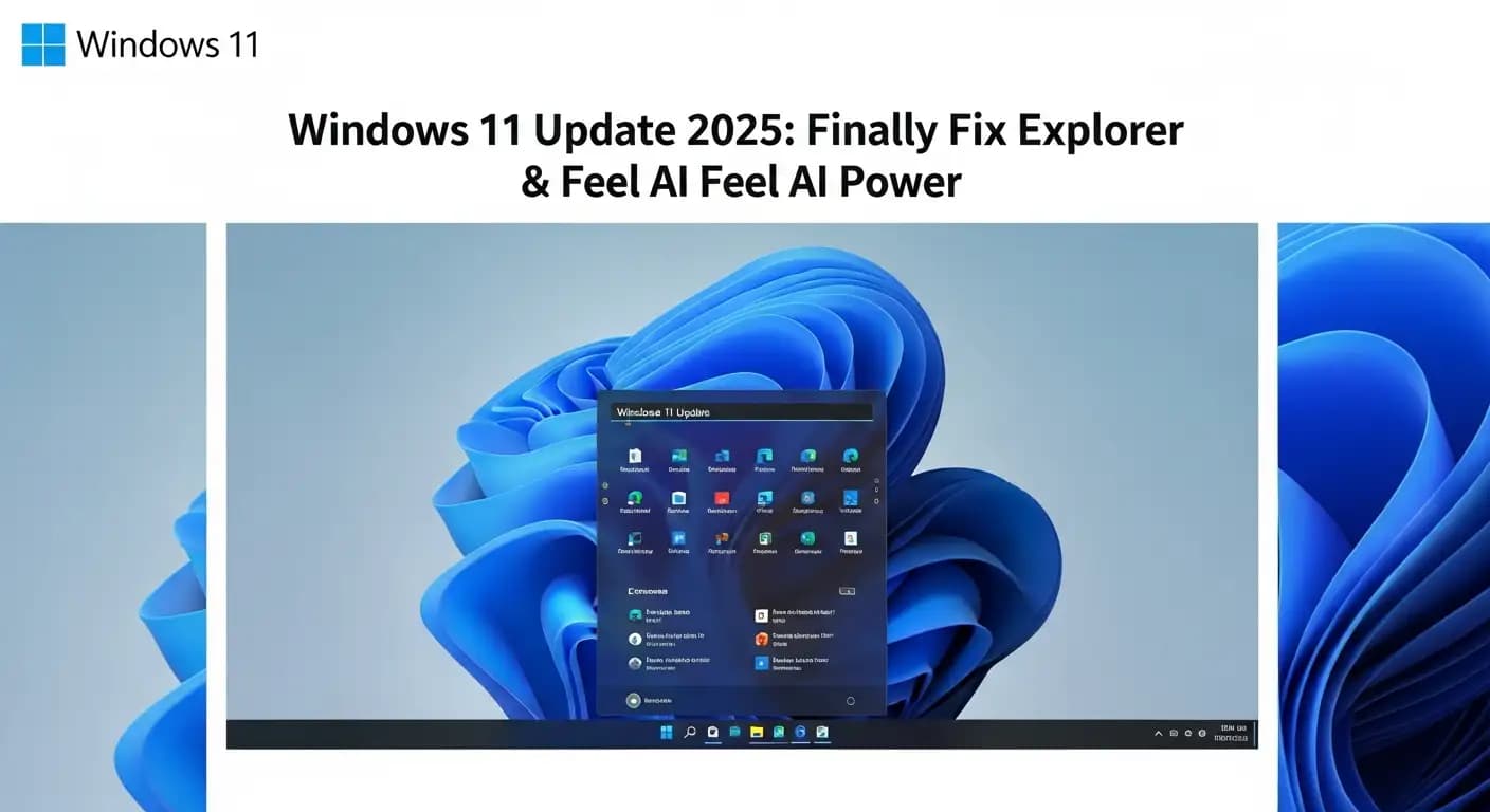 Windows 11 Update 2025: Finally Fix Explorer & Feel AI Power