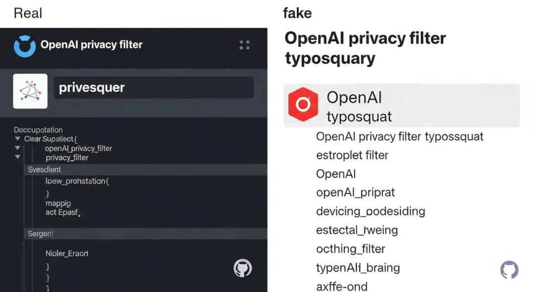 fake OpenAI privacy filter repository typosquat