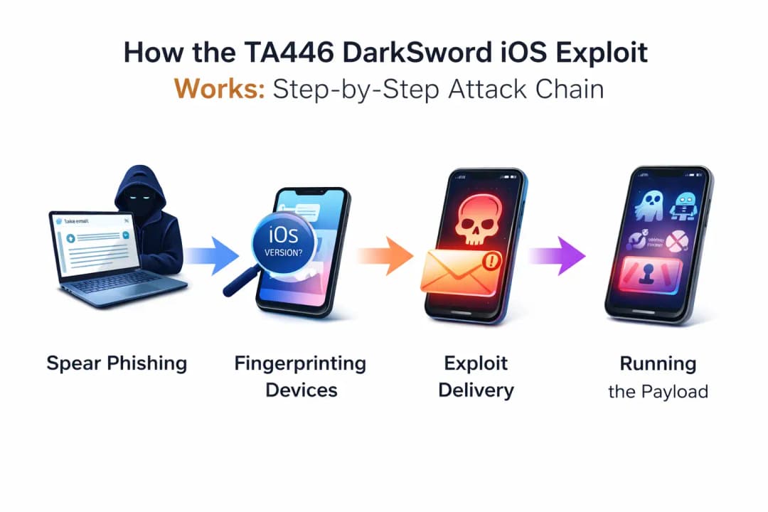 TA446 DarkSword iOS Exploit