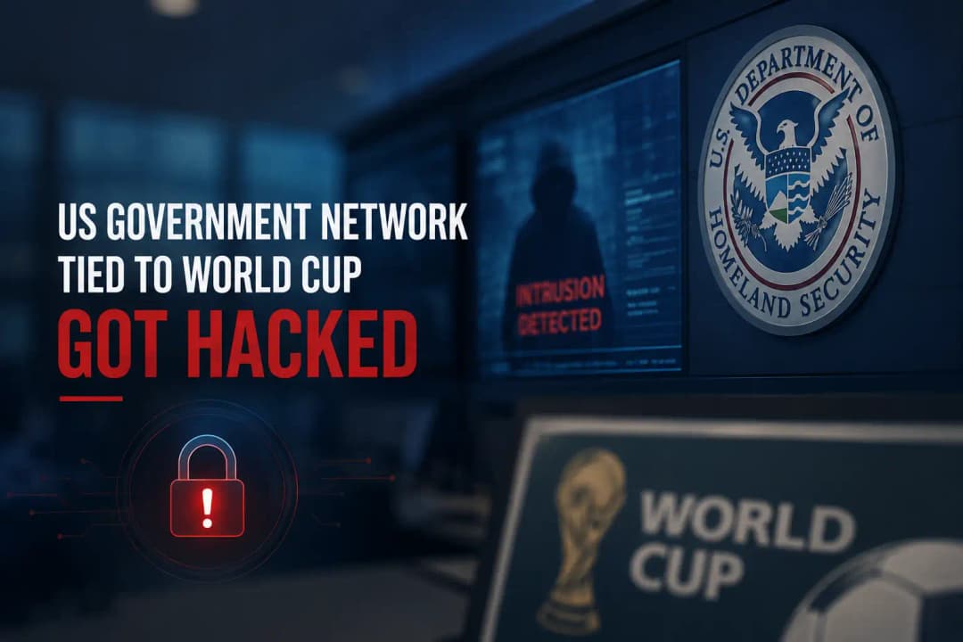US government network hacked alert