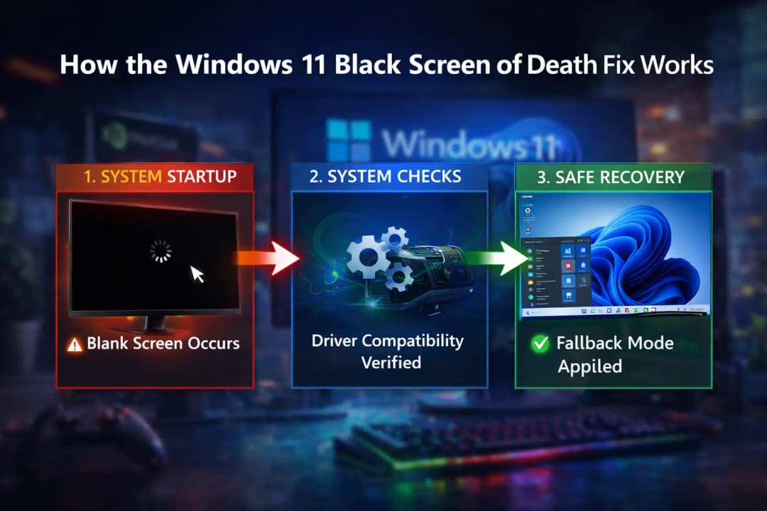 Windows 11 Black Screen of Death fix