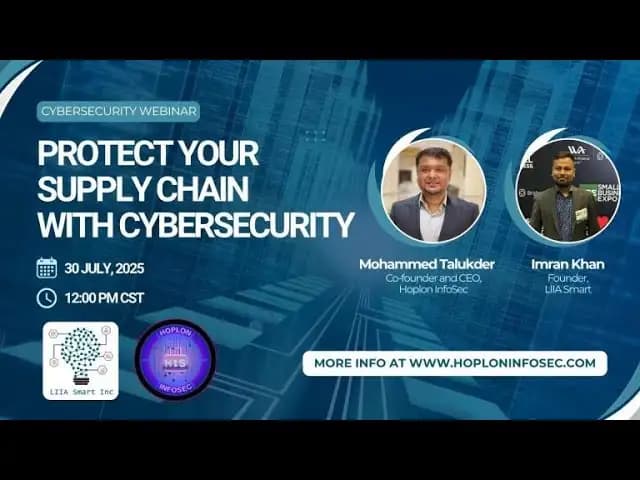 Protect Supply Chain with Cybersecurity