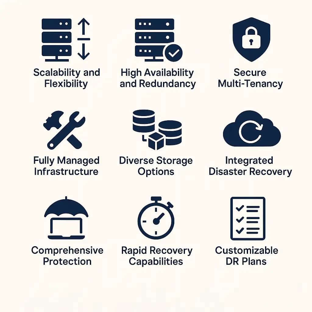 Key Features of Our Cloud Storage and Disaster Recovery