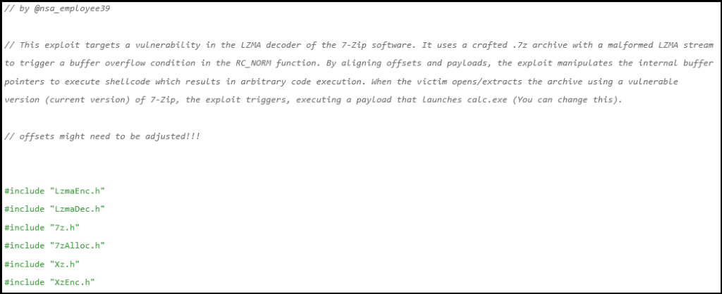 Critical 7-Zip Zero-Day Exploit Critical 7-Zip Zero-Day Exploit