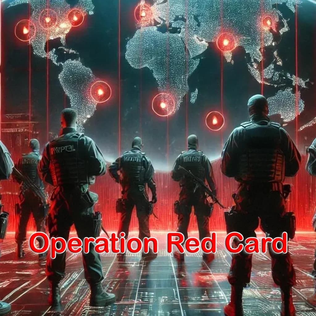 Massive Operation Red Card: 300+ Hackers Arrested Massive Operation Red Card: 300+ Hackers Arrested