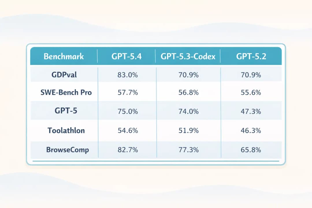 AI model performance comparison table