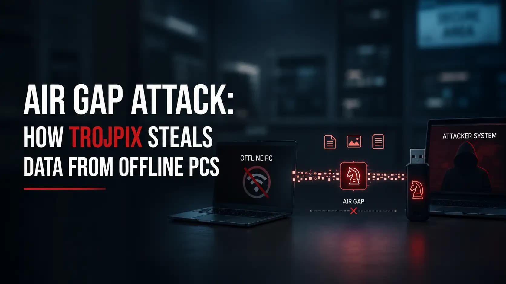 Air Gap Attack: How TrojPix Steals Data From Offline PCs