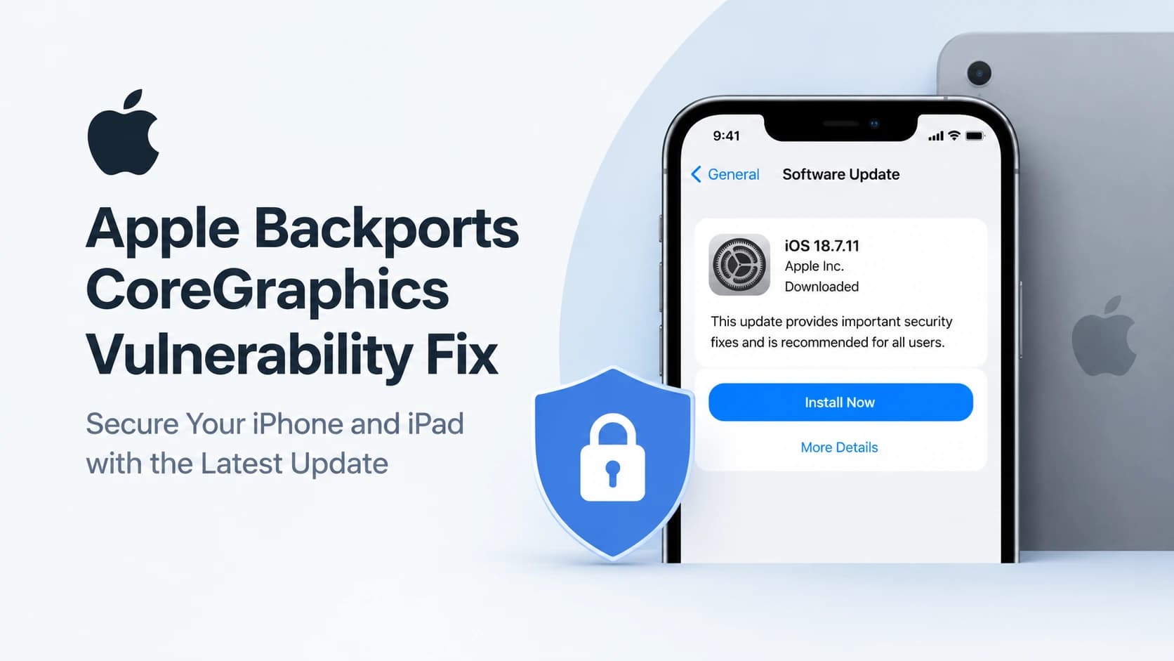 Apple Backports CoreGraphics Vulnerability Fix to iPhones