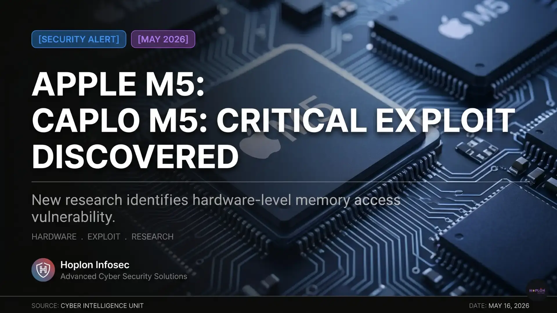 Apple M5 Memory Exploit Shows New AI Cyber Risk