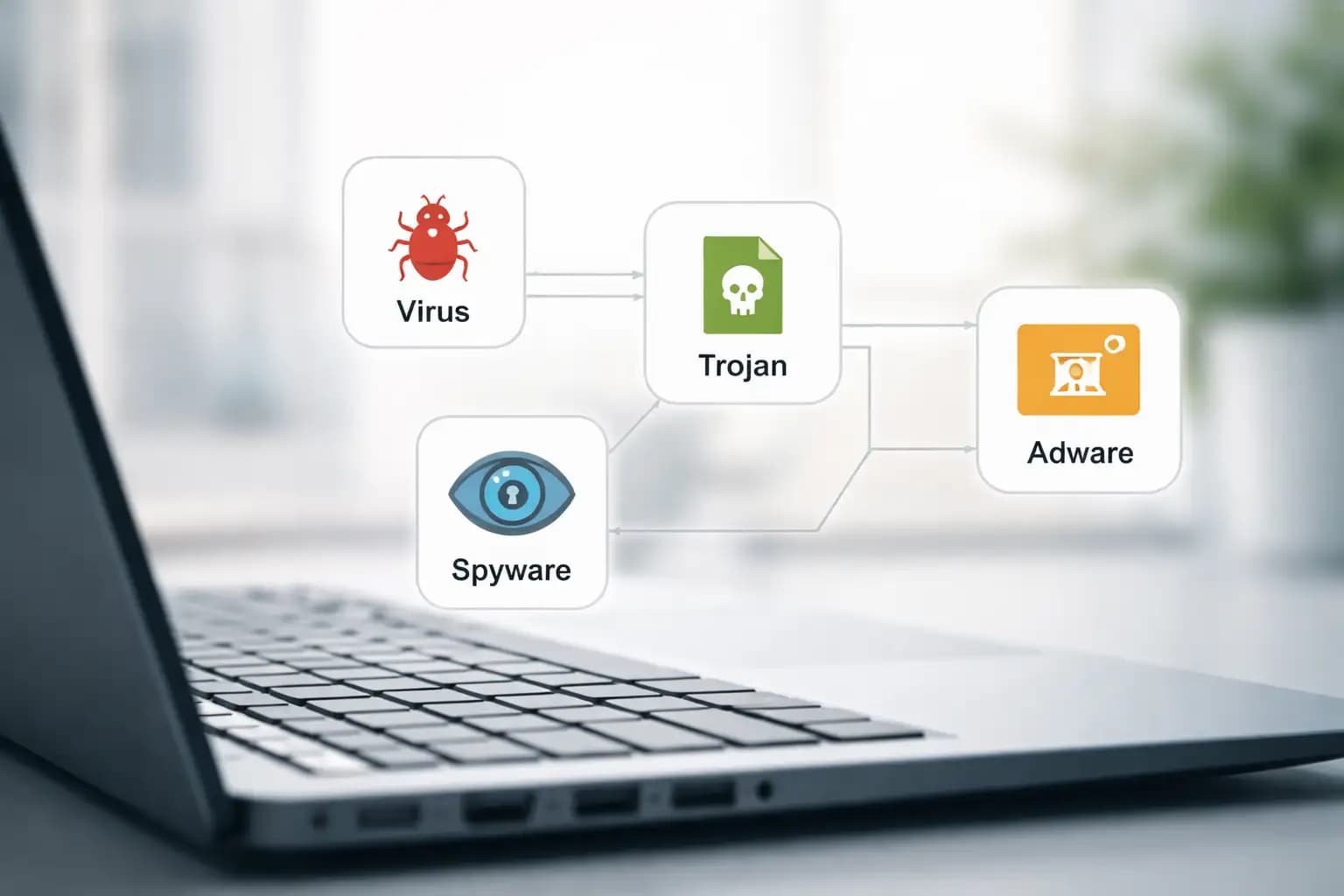 Types of Malware : Virus, Trojan, Spyware Guide