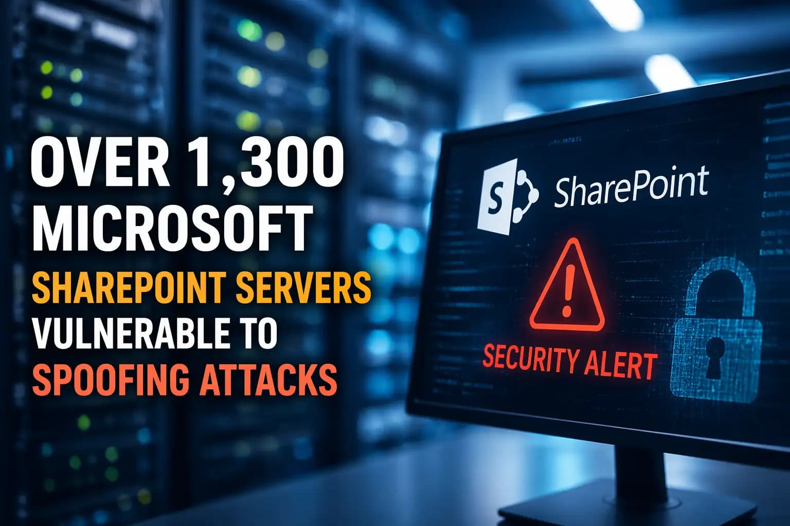 SharePoint Spoofing Vulnerability: 1,300+ Servers Exposed