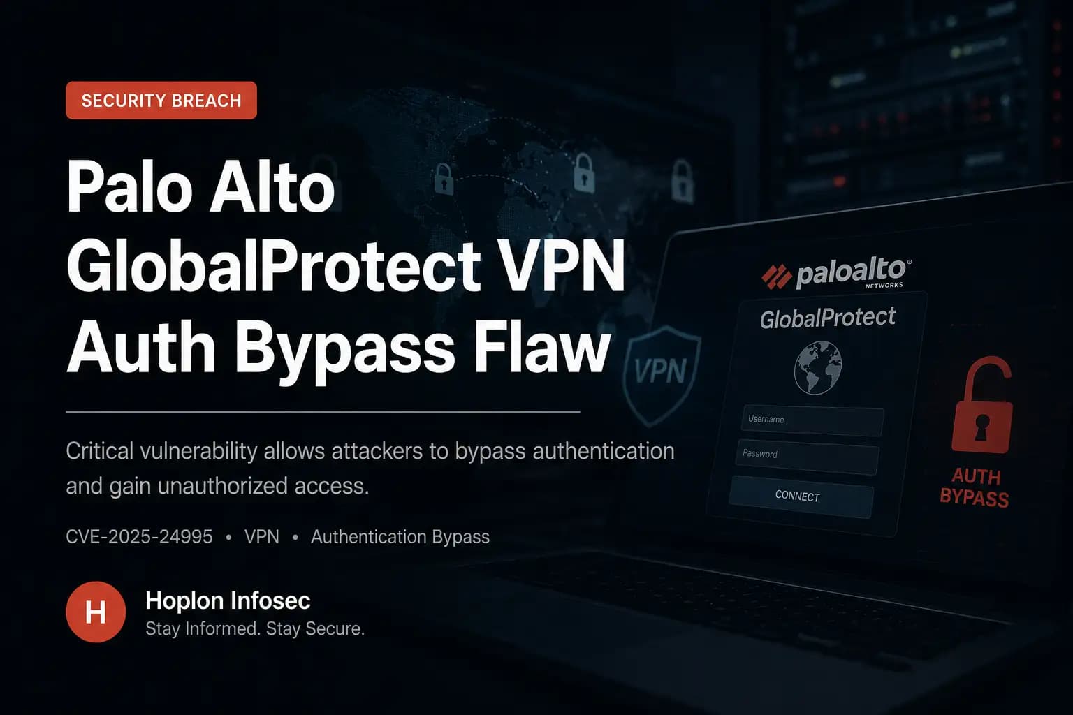 Palo Alto GlobalProtect VPN Auth Bypass Flaw Under Attack