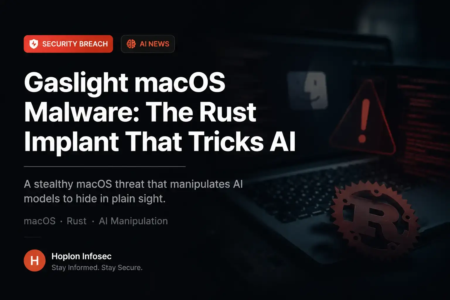 Gaslight macOS Malware: The Rust Implant That Tricks AI