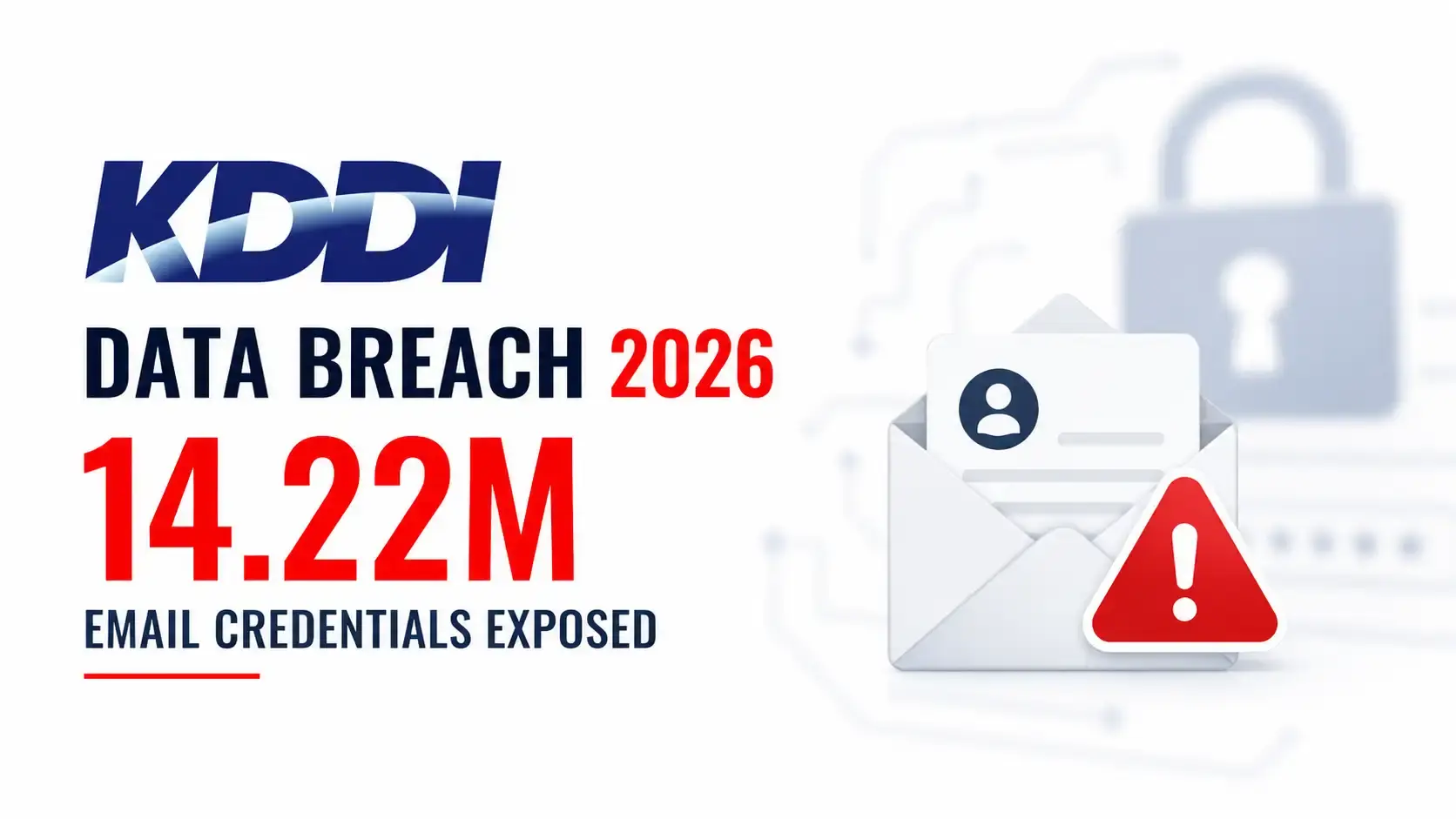 KDDI Data Breach 2026: 14.22M Email Credentials Exposed