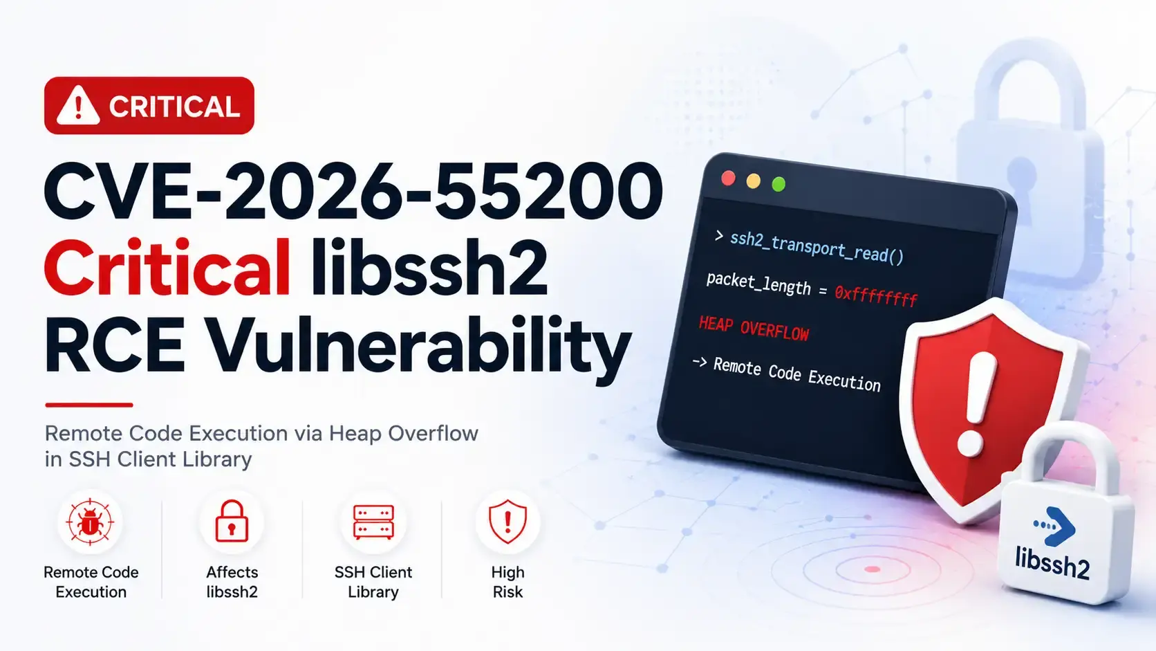 CVE-2026-55200: Critical libssh2 RCE Vulnerability