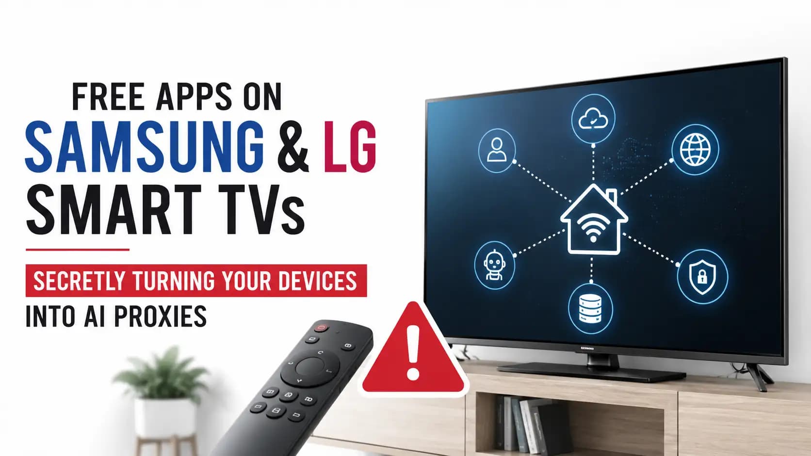 Smart TV AI Proxy Network Exposed on Samsung & LG TVs