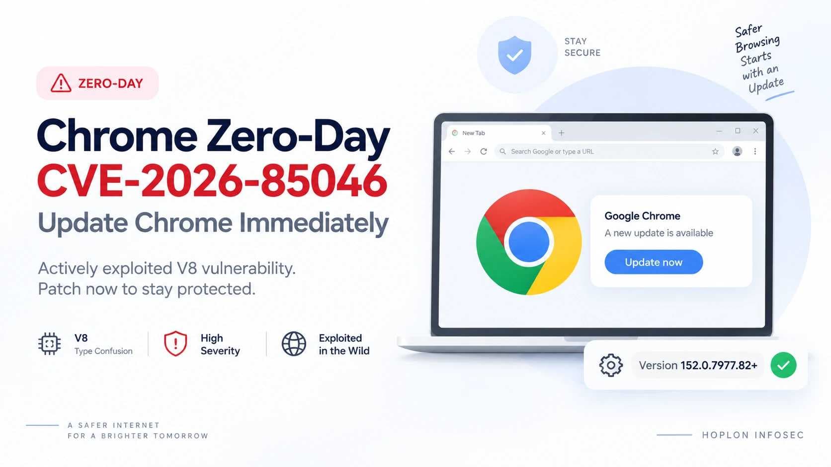 Chrome Zero-Day CVE-2026-85046: Urgent Update & Patch Guide!