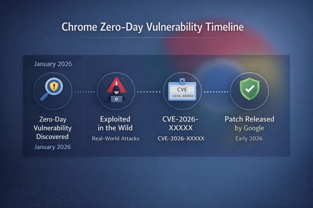 Chrome zero-day vulnerability timeline