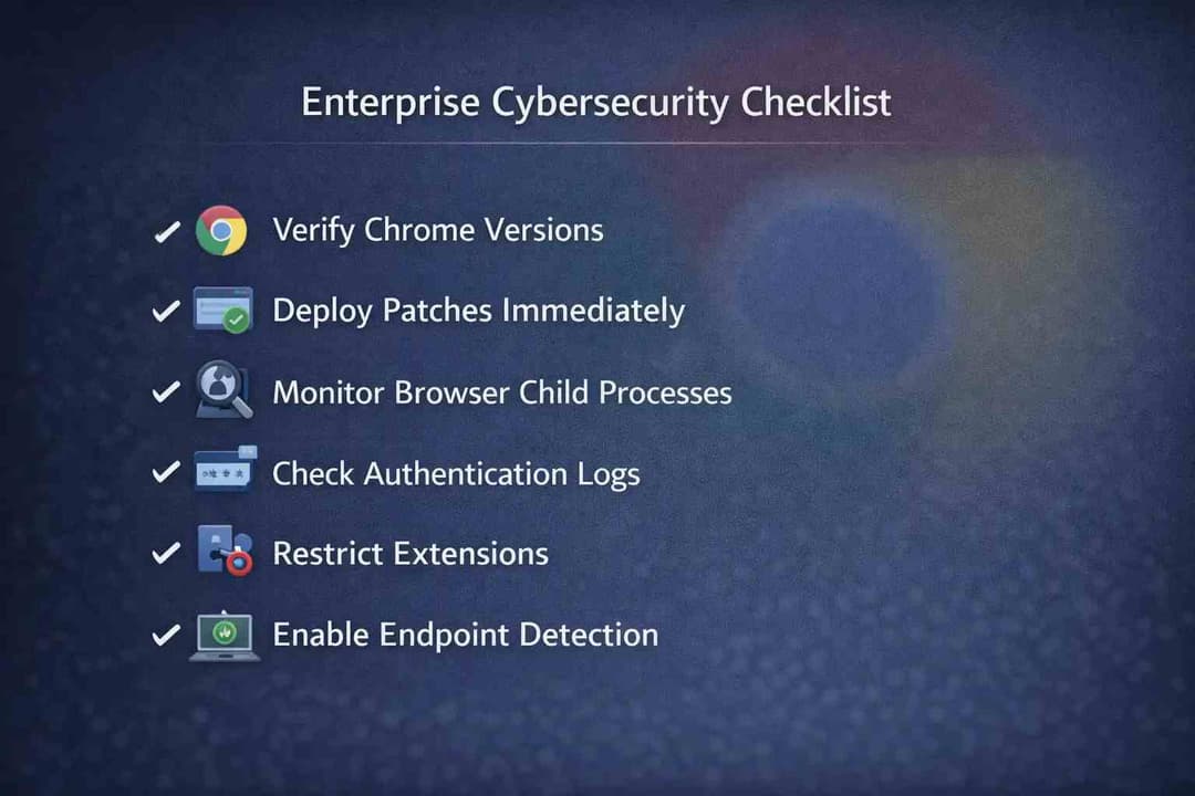 Enterprise cybersecurity checklist for Chrome vulnerabilities_compressed