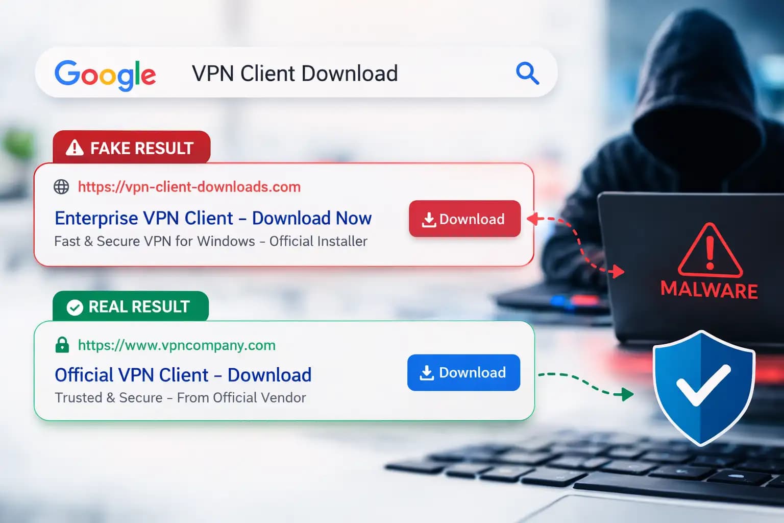 Fake VPN Alert: Storm-2561 Hijacks Google Search Results!
