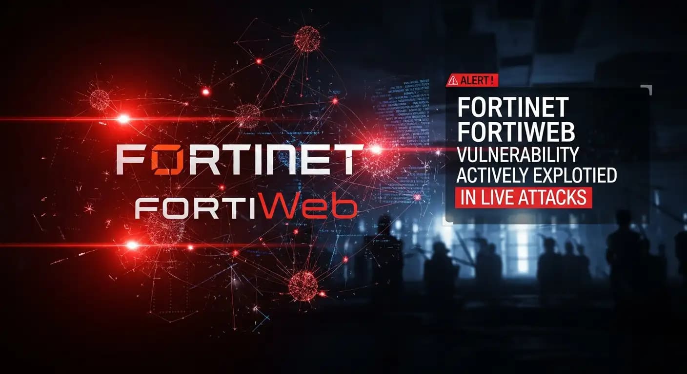 Fortinet FortiWeb Vulnerability Actively Exploited in Live Attacks