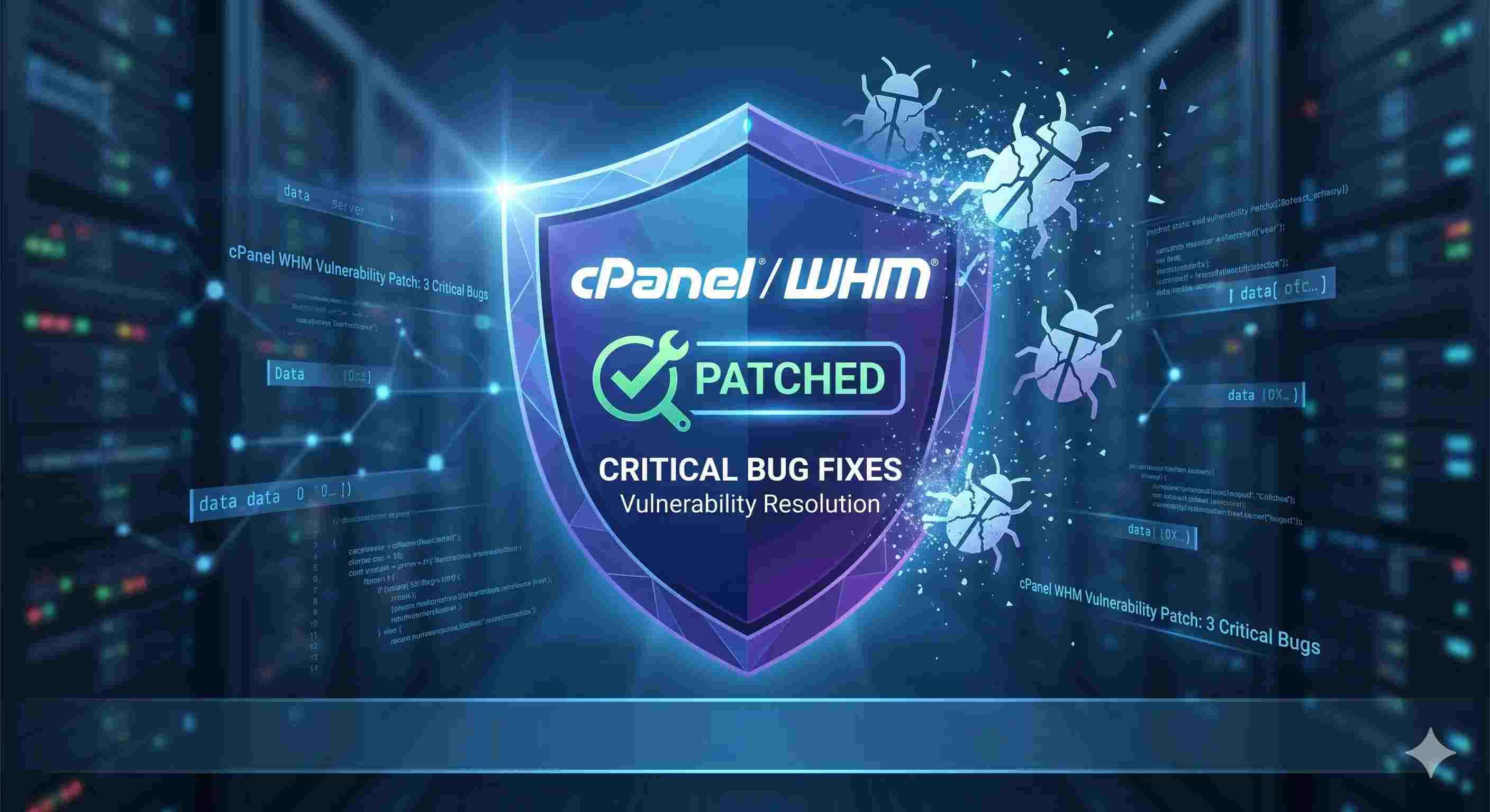 cPanel WHM Vulnerability Patch: 3 Critical Bugs
