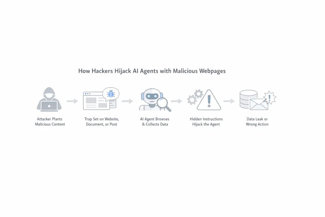 How hackers hijack AI agents diagram How hackers hijack AI agents diagram
