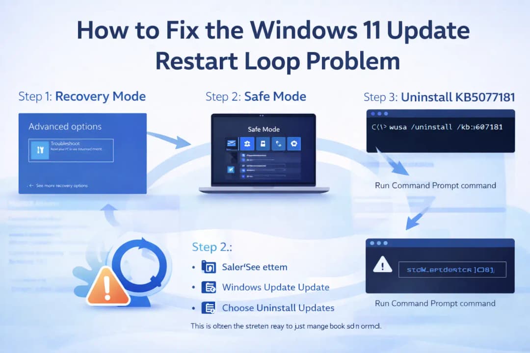 How to fix Windows 11 update loop