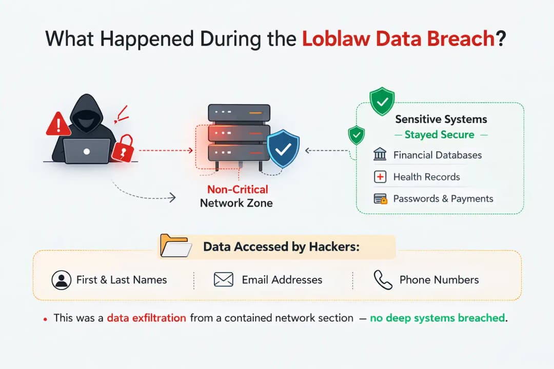 Loblaw data breach infographic summary