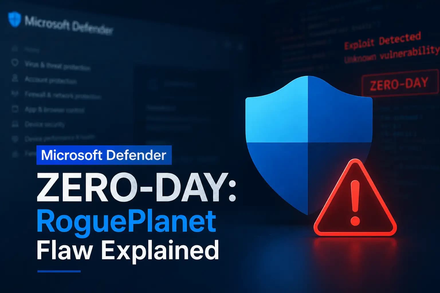 Microsoft Defender Zero-Day: RoguePlanet Flaw Explained