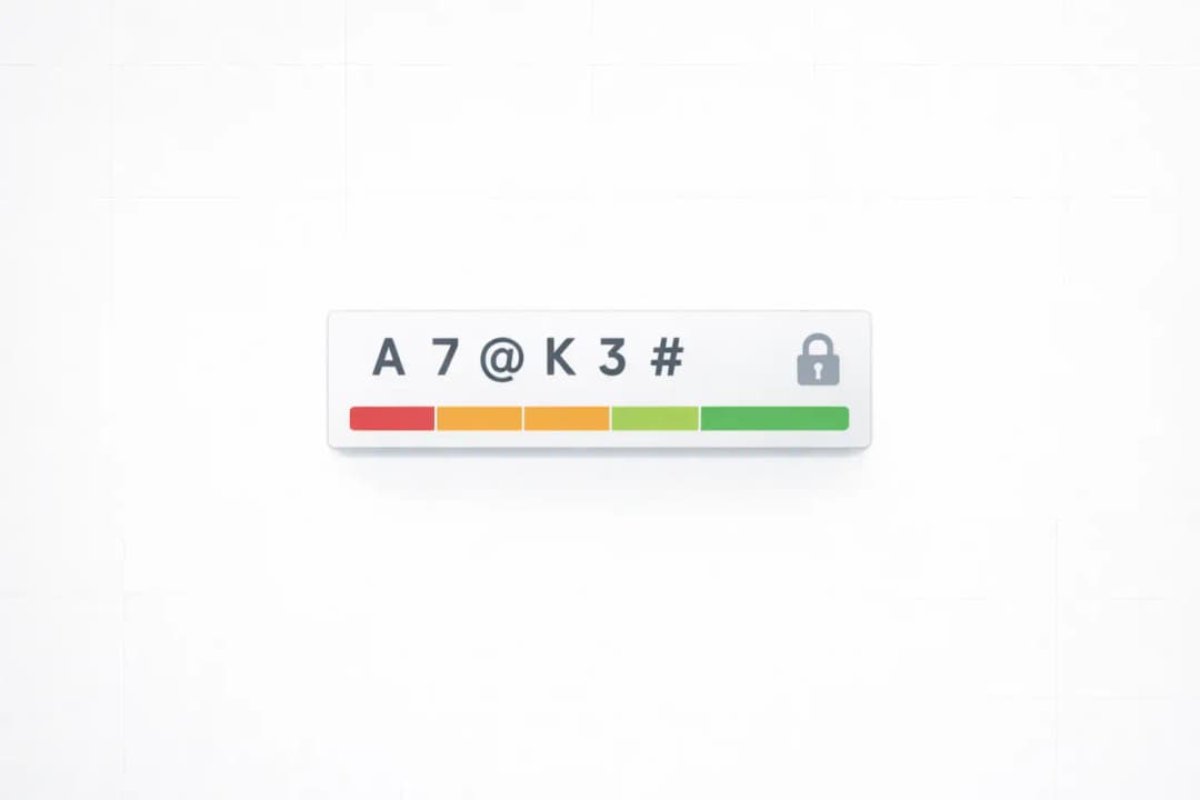 WhatsApp Account Password Security Feature Password strength assessment visualization