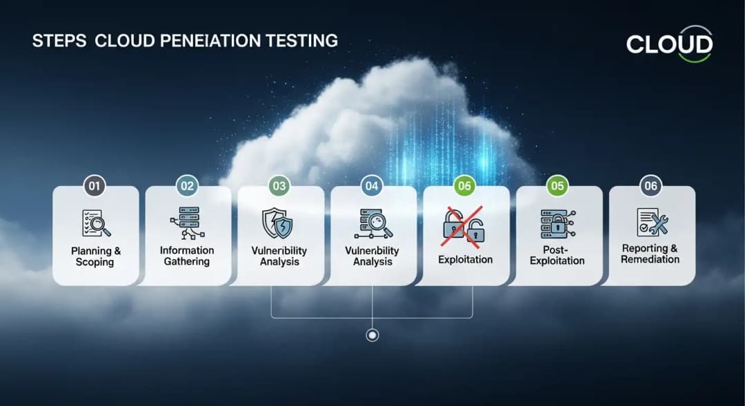 cloud penetration testing steps