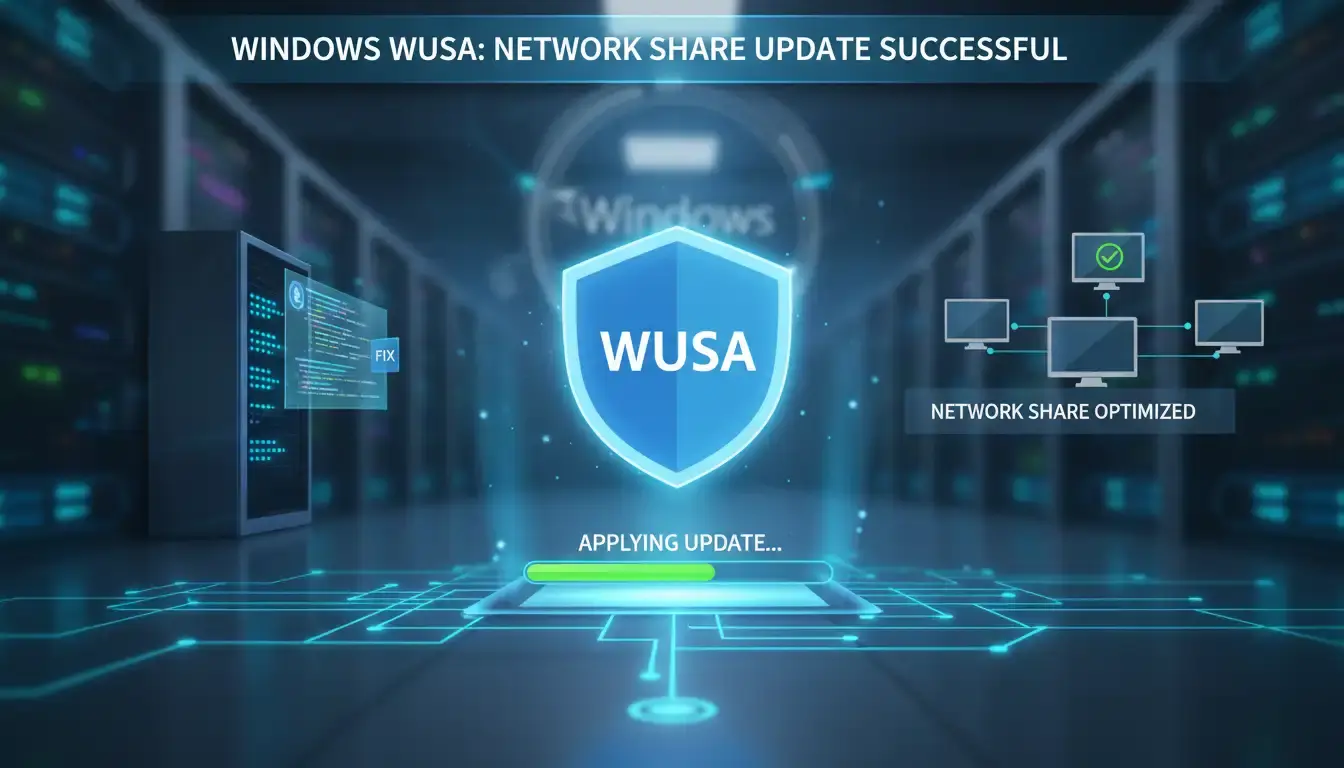 Windows WUSA Network Share Update Bug Finally Fixed