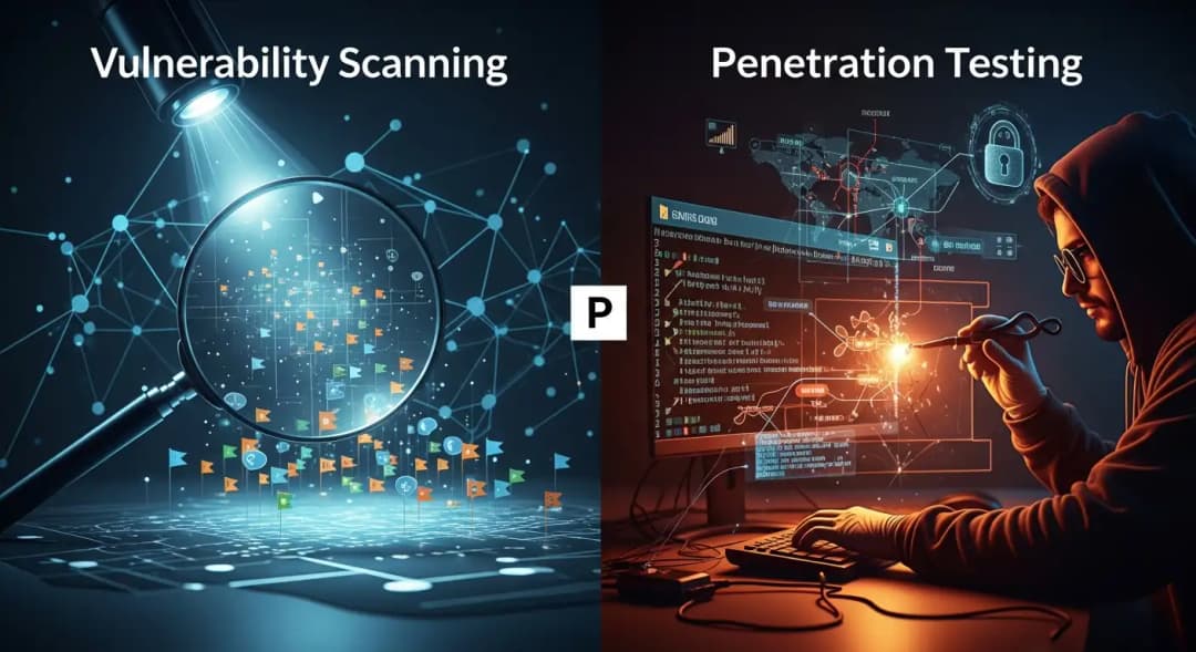 Penetration testing vs vulnerability scanning