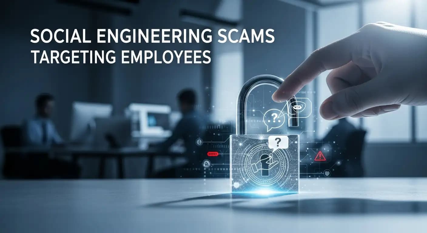 Social Engineering Scams Targeting Employees: How Login Theft Works