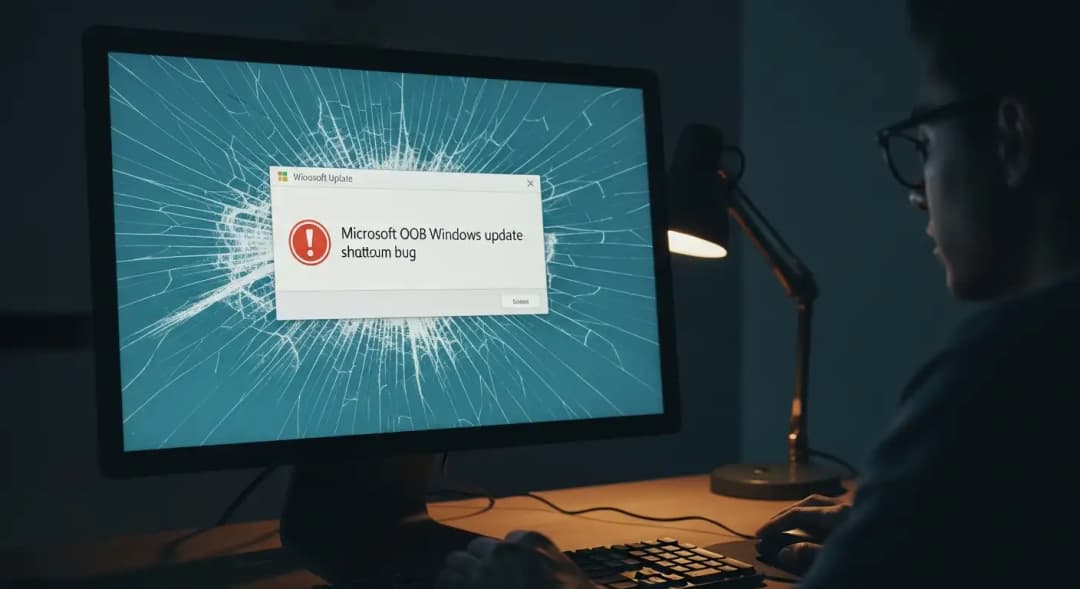 Microsoft OOB Windows update shutdown bug Microsoft OOB Windows update shutdown bug